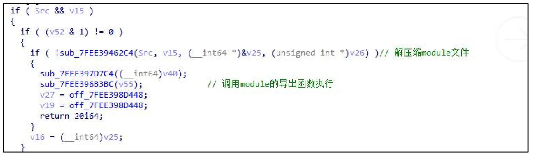 图 module0 加载其他模块代码